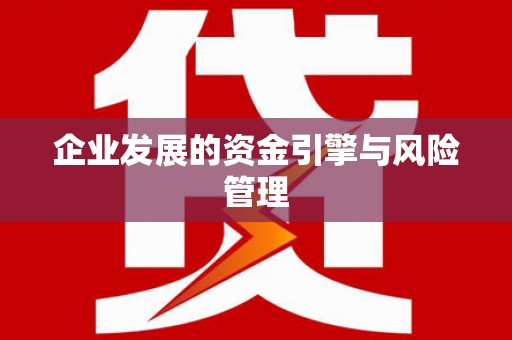 渝北企业发展的资金引擎与风险管理