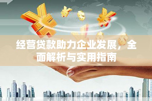 渝北经营贷款助力企业发展，全面解析与实用指南