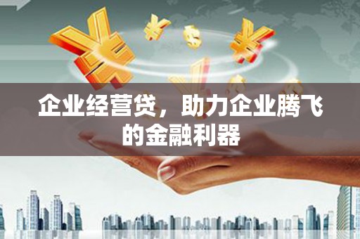 渝北企业经营贷，助力企业腾飞的金融利器
