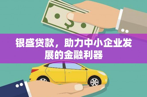 渝北银盛贷款，助力中小企业发展的金融利器