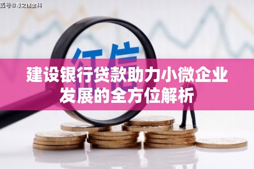 渝北建设银行贷款助力小微企业发展的全方位解析