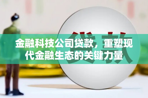 渝北金融科技公司贷款，重塑现代金融生态的关键力量